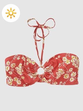 🌴 🆕 LOFT Beach Bikini Top. Size L.  NWT